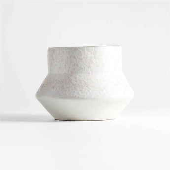 Nikko Mini Off White Ceramic Planter 8".
