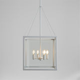 Nolan Square Pendant White.