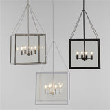 Nolan Square Pendant Black.