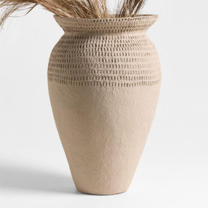Oaxaca Cotton Mache Vase