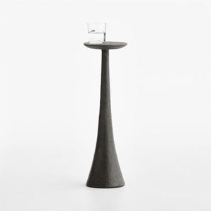 Obsidian Cast Aluminum 8" Drink Table