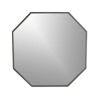 Octagon Wall Mirror Grey Oak New.