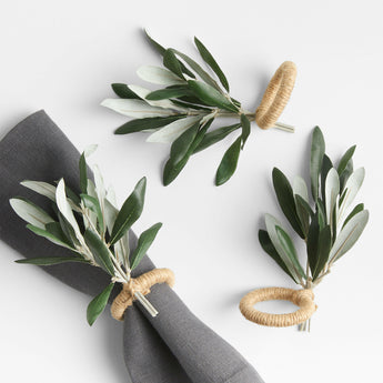Olive Branch Napkin Ring.