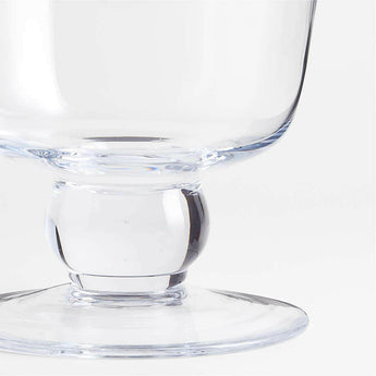 Ophelia Clear Hand Blown Glass Tall Vase 22".