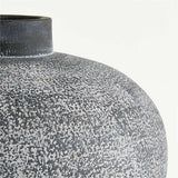 Ophelia Matte Black Round Vase 10".