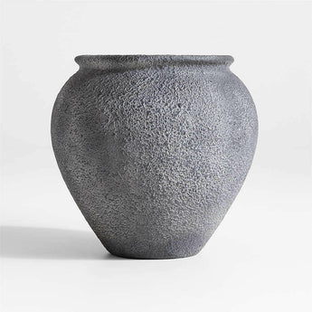 Ophelia Black Medium Planter.