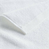 Bright White Antimicrobial Organic Cotton Bath Towel.