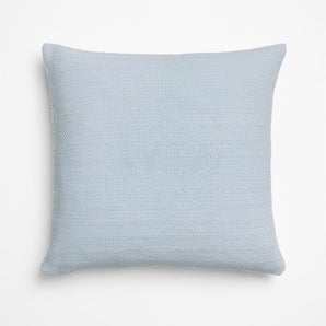 Organic Cotton Basketweave 20" Pale Blue.