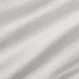 Cozysoft Organic Cotton Jersey Heathered Ivory King Duvet Cover.