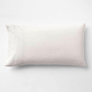 Cozysoft Organic Jersey Oatmeal Brown King Pillow Sham.
