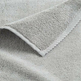 Quick-Dry Ash Organic Cotton Washcloth.