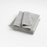 Quick-Dry Ash Organic Cotton Bath Towel.