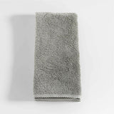 Quick-Dry Ash Organic Cotton Hand Towel.