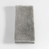 Quick-Dry Ash Organic Cotton Hand Towel.
