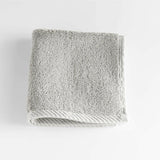 Quick-Dry Ash Organic Cotton Washcloth.