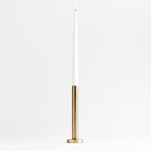Orion Brass Finish Taper Candle Holder