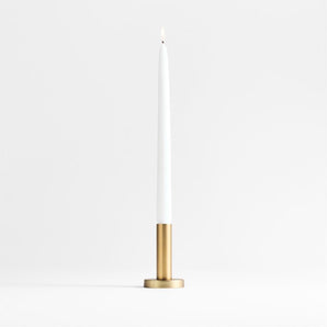 Orion Brass Finish Taper Candle Holder