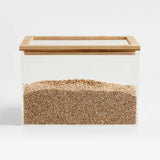 Large Pantry & Drawer Storage Container with Bamboo Lid.