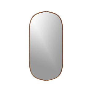 Penarth Walnut Oval Wall Mirror 50"x24"