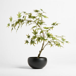 Potted Faux Japanese Maple Tree 24"