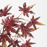 Potted Faux Japanese Maple in Black Pot.