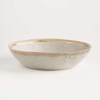 Primrose Gold Low Bowl.