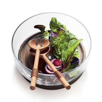 Acacia Burke Salad Servers, Set of 2.