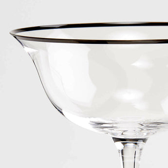 Range 6.5-Oz. Coupe Glass by Leanne Ford.