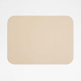 Rizzo Easy Care Recycled Leather Reversible Brown Rectangular Placemat.