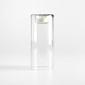 "Darwin Clear 8.5"" Tea Light Hldr".