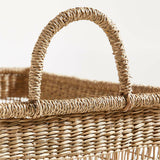 Rybak Square Woven Decorative Blanket Basket.