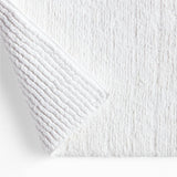 Rylan Organic Cotton White Bath Mat 24"x36".