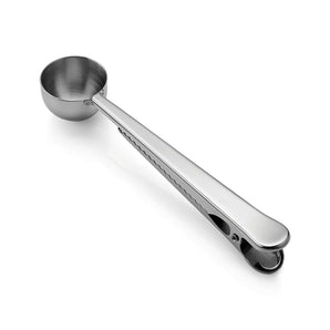 Stainless Steel Coffee Scoop with Clip