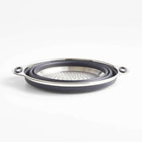 Black Silicone Collapsible Colander & Steamer.