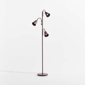 Kids Sadie Scalloped Deep Purple Floor Lamp