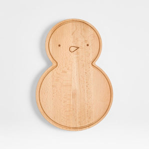 Snowman Shaped Cutting Board.