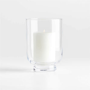 Soto Clear Glass Hurricane Candle Holder 7".