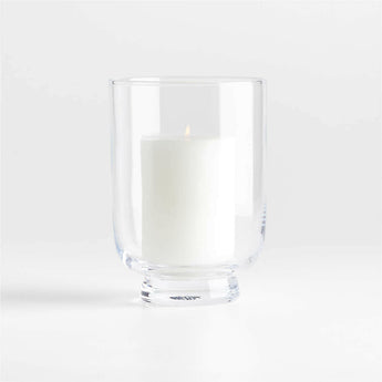 Soto Clear Glass Hurricane Candle Holder 7".