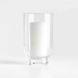 Soto Clear Glass Hurricane Candle Holder 9".
