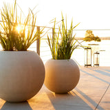 Sphere Planter Small Light Grey.