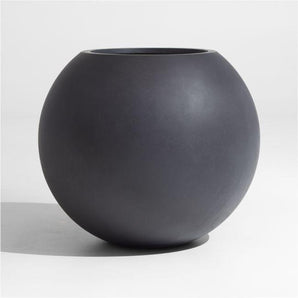 Sphere Planter Large Dark Grey.