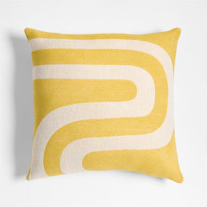 Sunbrella ® Retro Curves Outdoor Throw Pillow