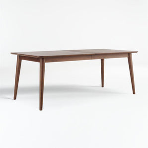 Mesa de comedor extensible de nogal Tate de mediados de siglo