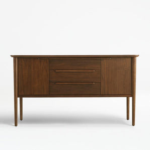 Tate Walnut Midcentury Sideboard.