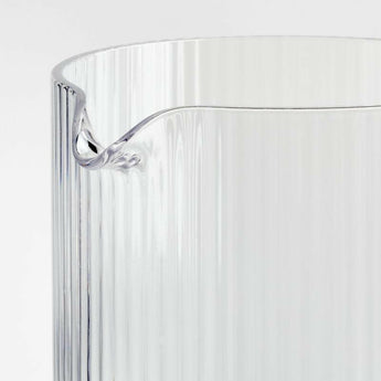 Symphony 47-Oz. Fluted Glass Pitcher.