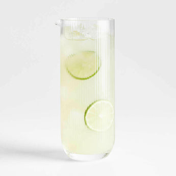 Symphony 47-Oz. Fluted Glass Pitcher.