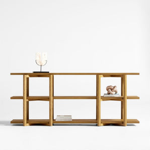 Thomas Barley Oak Wood Low Open Media Console