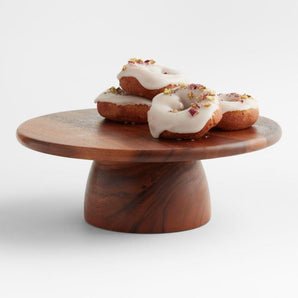 Soporte para tartas de madera de acacia Tondo