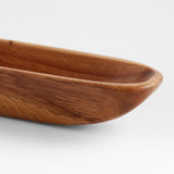Tondo Acacia Wood Olive Boat.