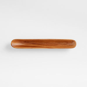 Tondo Acacia Wood Olive Boat.